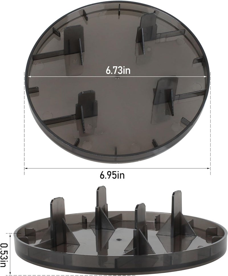 ascavs Plastic Meter Blank replacement for Milbank 6002,Plastic Electric Meter Cover Plate transparent black (1 pack) - Image 2